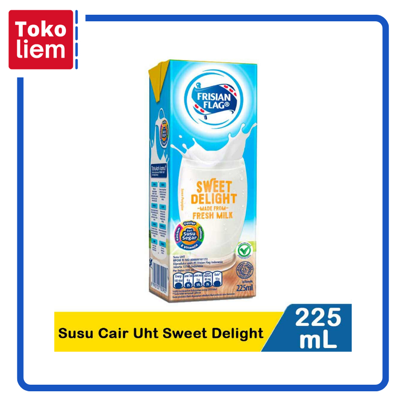 

Frisian Flag Susu Cair Uht Sweet Delight 225Ml