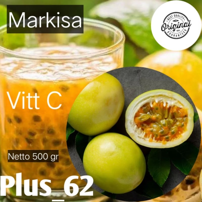 

VittC buah markisa matang segar kemasan 500 gr