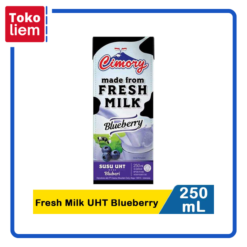 

Cimory Fresh Milk Uht Blueberry 250Ml