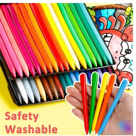 

➥❇❋ Crayon Anak Mewarnai / Crayon Anti Air Anti Kotor Tangan / Crayon Pensil Warna Terbaru