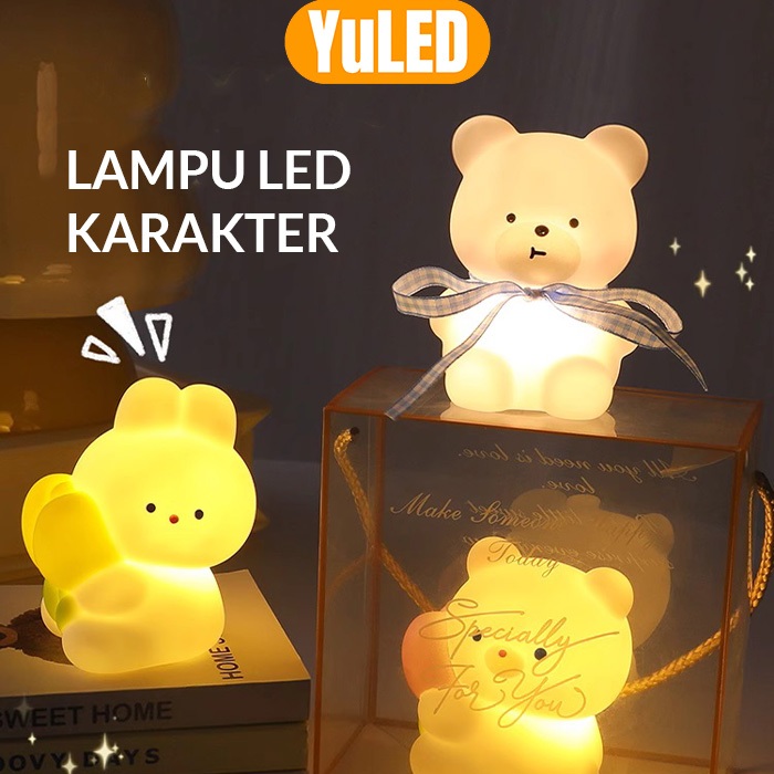 Lampu Kartun Tidur - Dekorasi Lucu Kamar - kado hadiah lucu pacar anak murah - lampu karakter