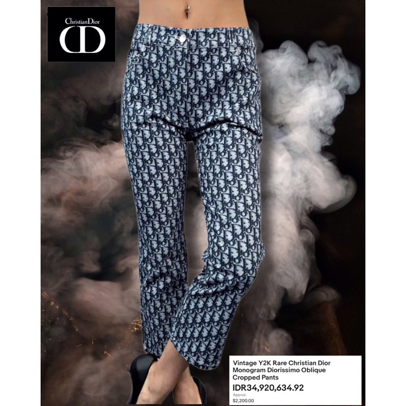 Vintage Christian Dior Monogram Pants
