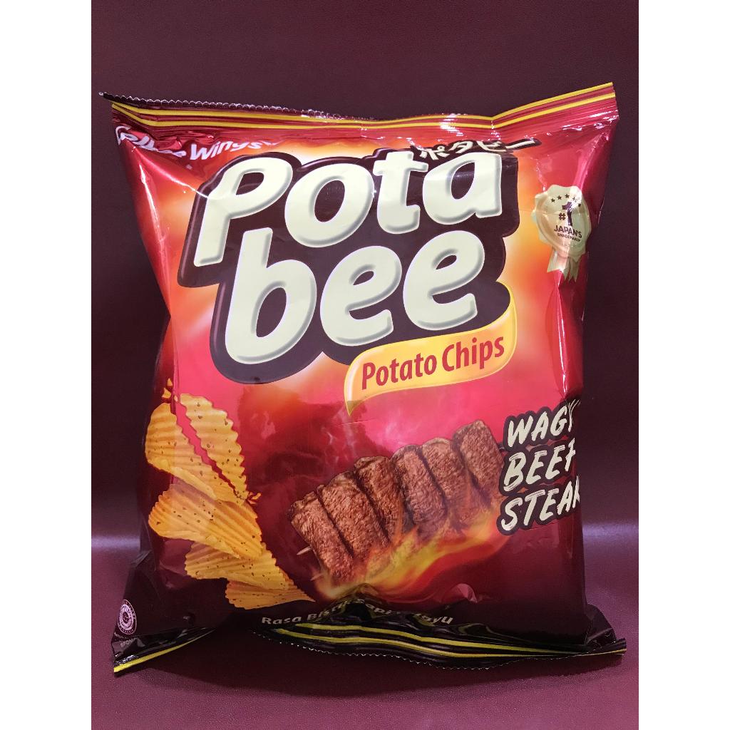 

Potabee Potato Chips Rasa Wagyu Beef Steak 68g - Keripik Kentang Rasa Sapi Wagyu