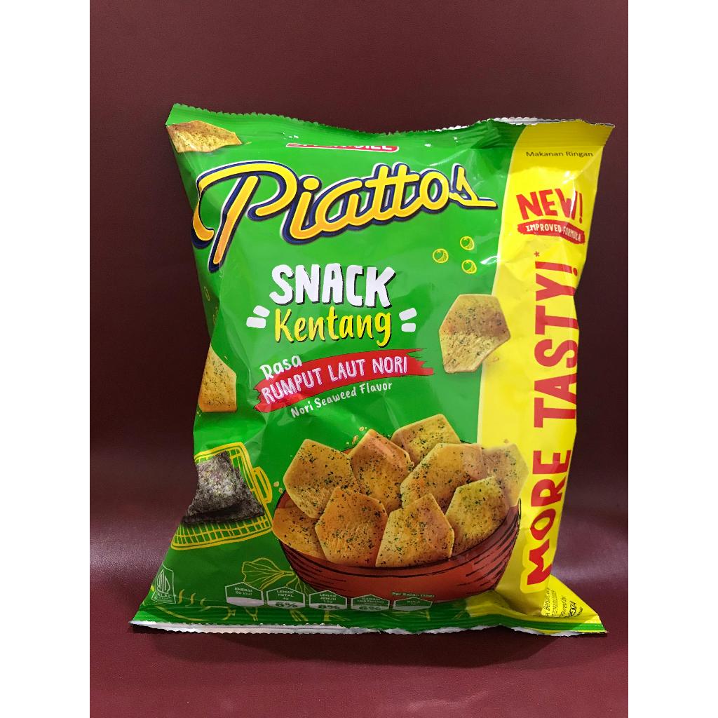 

Piattos Snack Kentang Rasa Rumput Laut 70g - Potato Snack Piattos Rasa Seaweed