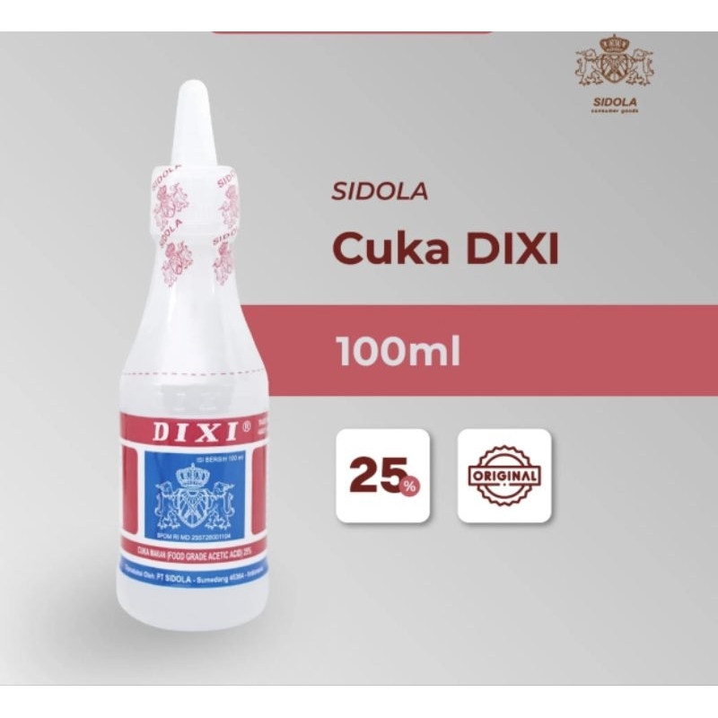 

Dixi Cuka makan 100ml / Vinegar / asam cuka