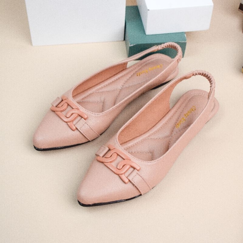 FLATSHOES MICHA || SEPATU BALET TALI BELAKANG