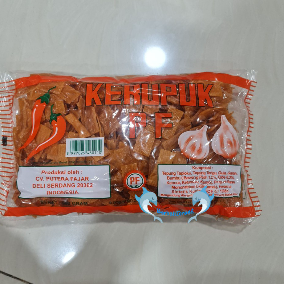 

Ready Stock Kerupuk PF BAWANG PEDAS Asli Medan 500gr Terlaris