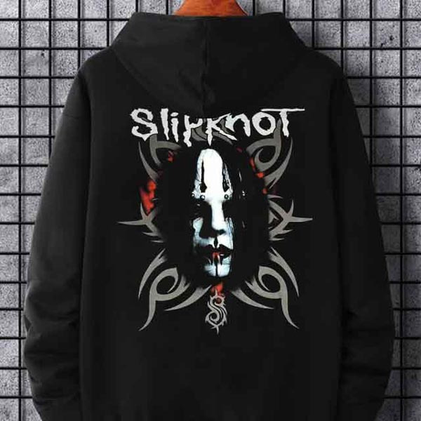 Slipknot Hoodie Bahan Cotton Fleece | Pullover & Zipper Hoodie