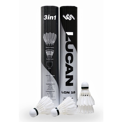 Free Ongkir/ Shuttlecock Badminton Lucan 3 in 1/ Shuttlecock Lucan / Shuttlecock Badminton / Kok Bad