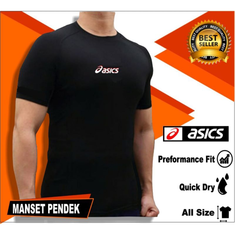 Kaos olahraga voli mizun lengan pendek manset olahraga lengan pendek silmfit