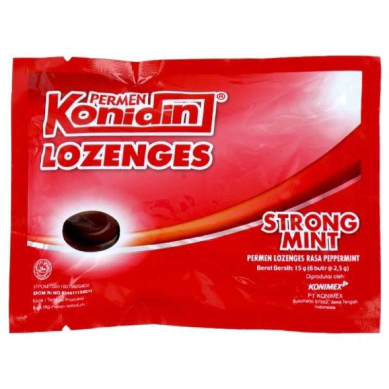 

PERMEN KONIDIN LOZENGES PELEGA TENGGOROKAN (PER 5 SACHET)