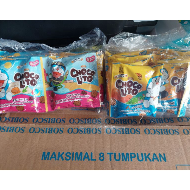 

HEMAT PROMO✅ CHOCOLITO Mini Cookies Chocochips 1 Pack isi 10