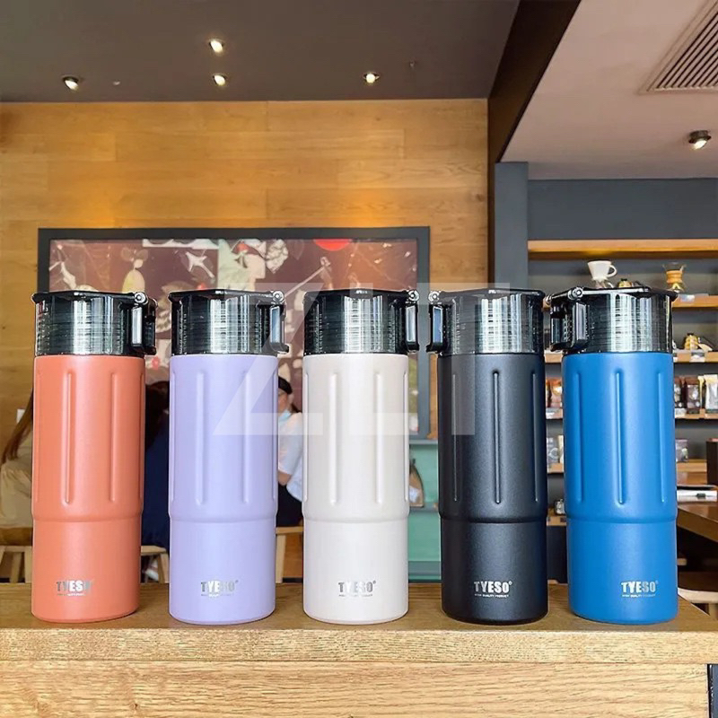 600ml Botol Minum Tyeso Stainless Estetik Tumbler Tyeso Premium Sport Termos Tyeso Korea