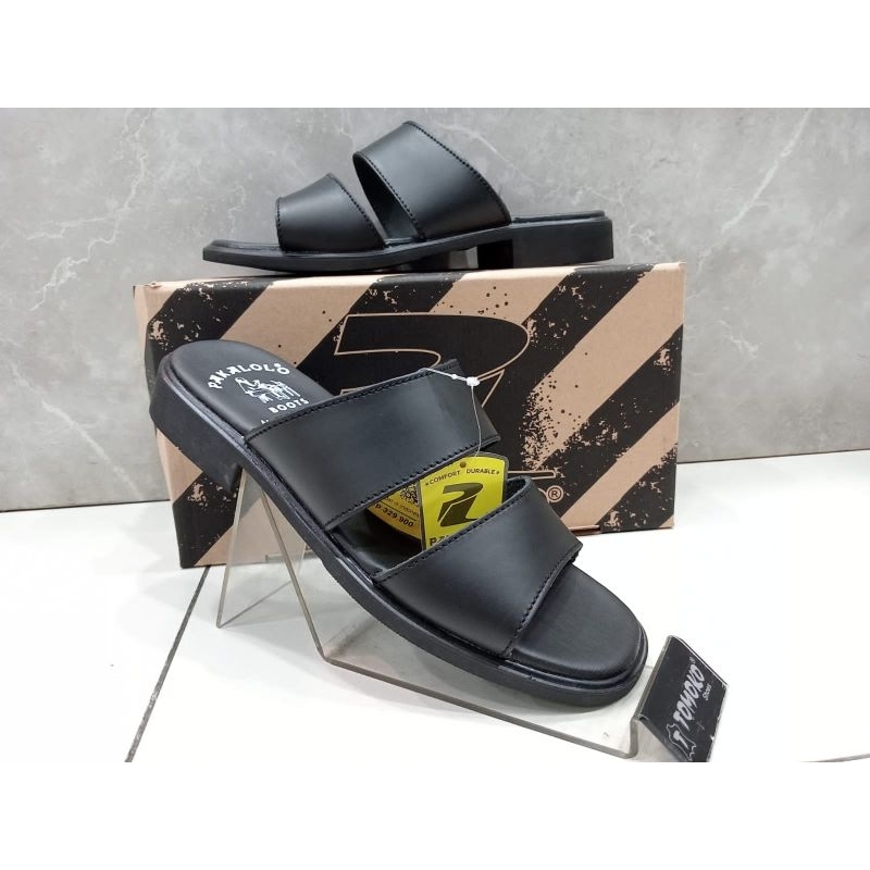 sendal santai pria  pakalolo 1913 original kulit sapi asli 100% size 39-43