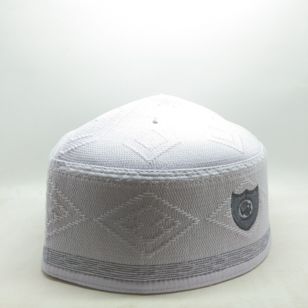 Kopiah Malaysia Motif Bordir Hitam | Peci Malaysia Logo Bordir Putih | Kuning | Hitam