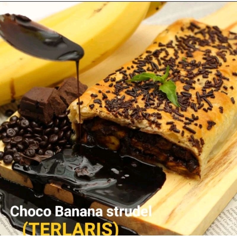 

Banana strudel malang choco almond apel original strudel oleh oleh kota malang