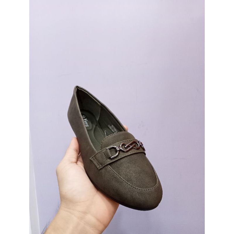 Promo Super Murahhh...!!! ST.YVES-SCX63 Sepatu Flat Wanita Terbaru, Kekinian, Empuk, Ringan dan Nyam