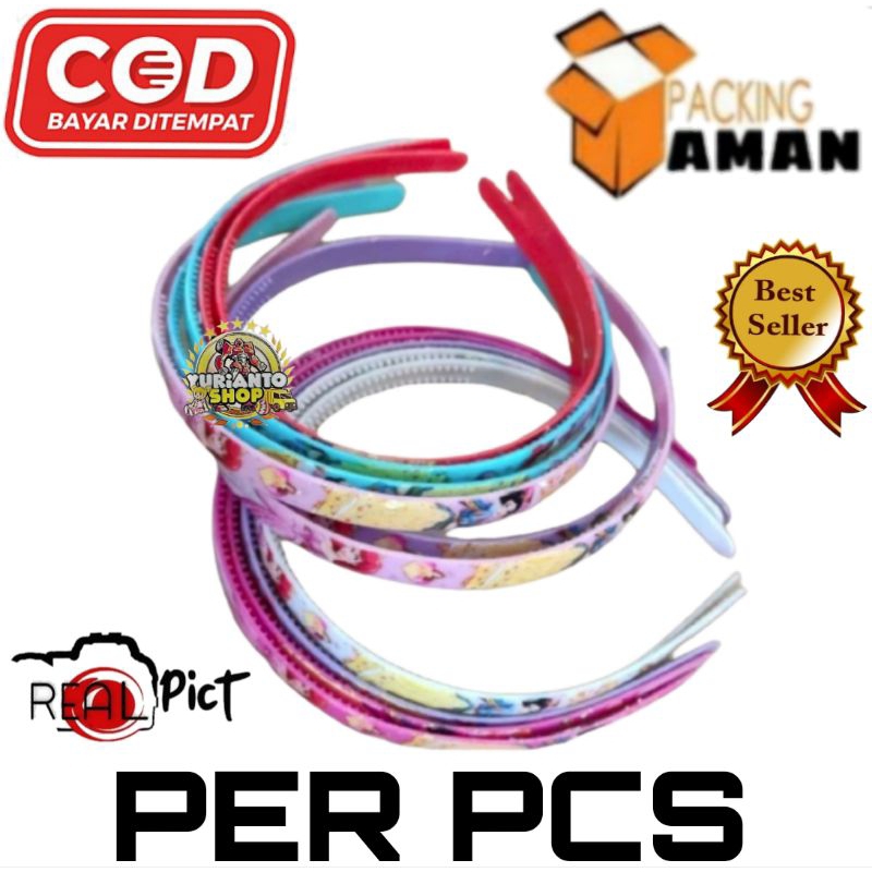 COD PROMO PERPCS BANDO ANAK / BANDO KARAKTER ANAK KECIL / BANDO GEPENG ANAK