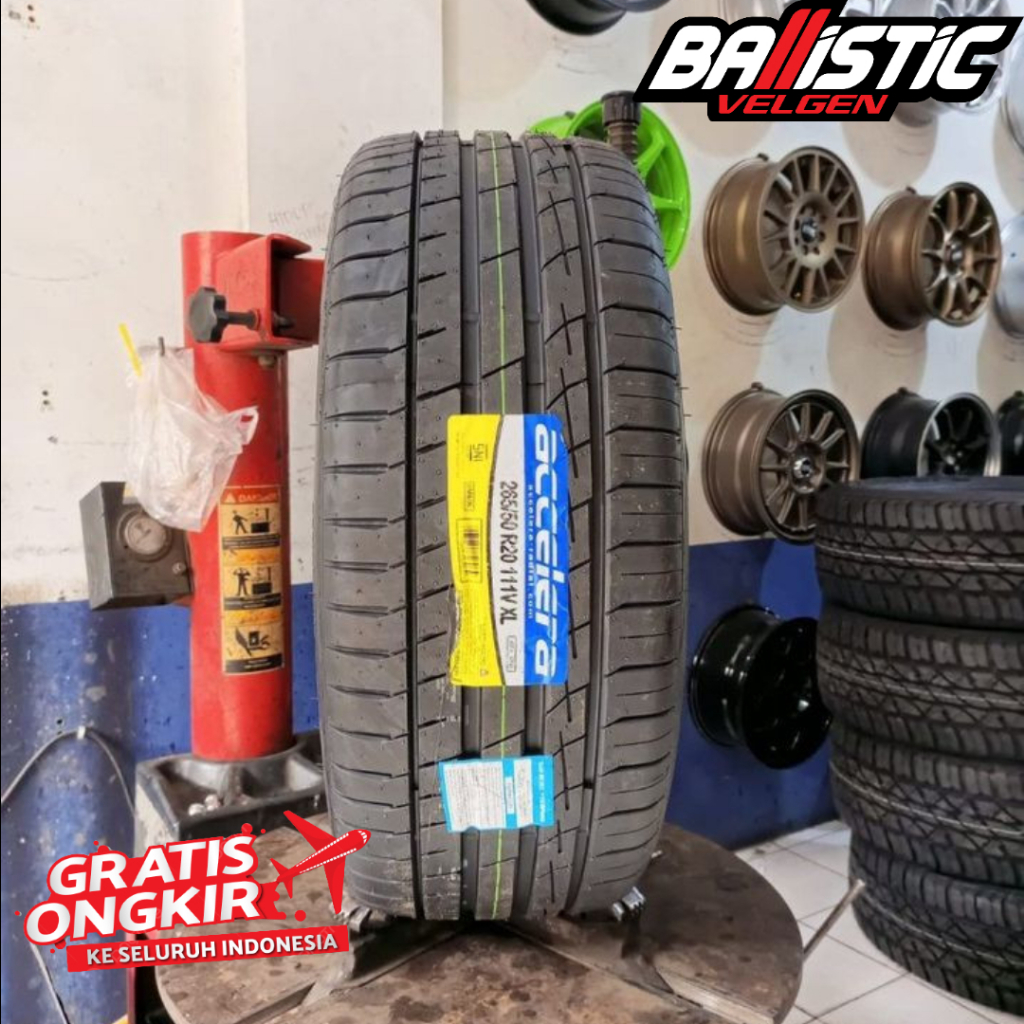 Ban Mobil Standard Fortuner Ring 20 Merk Accelera Iota st68 265/50 Tubles