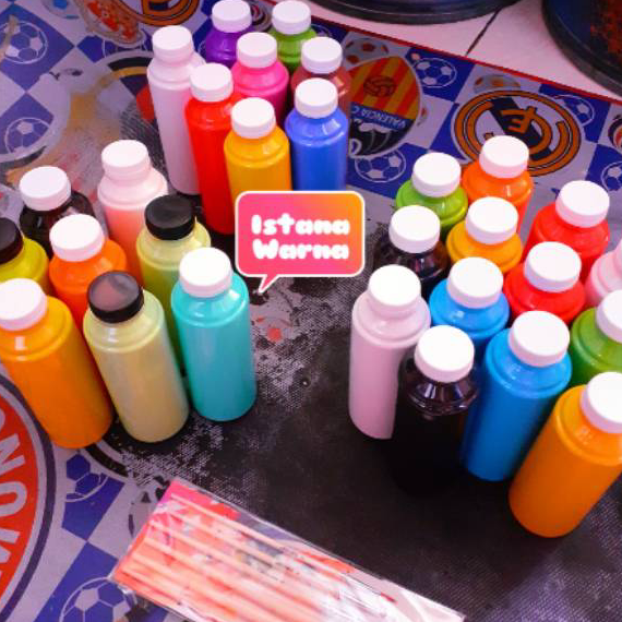 

Serba Murah Cat lukis styrofoam/sterofom/gabus/cat air/ cat pewarna mainan berkarakter terlaris/ terbaru Terlaris