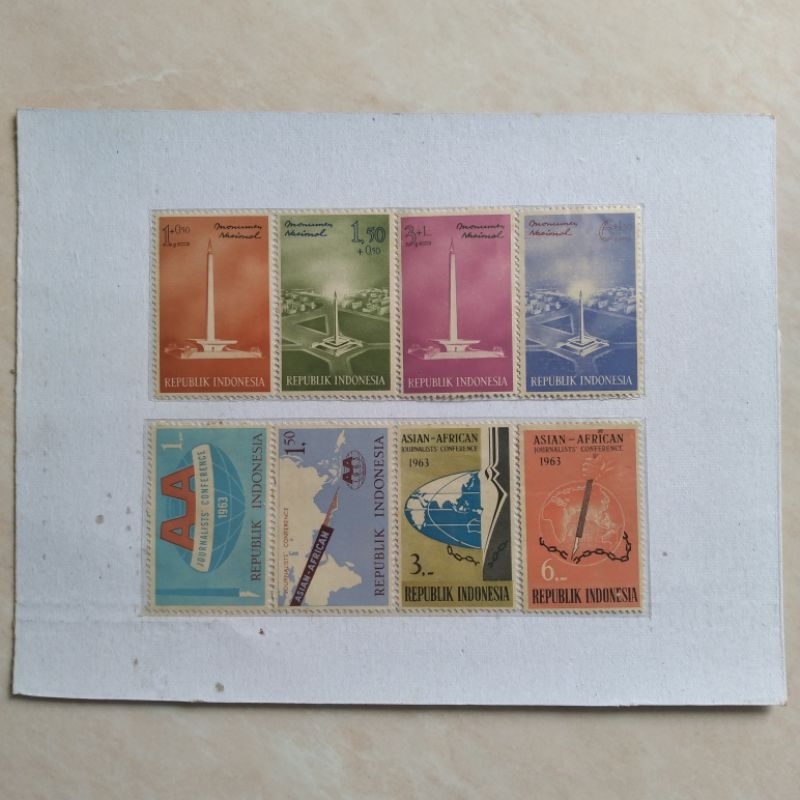 

Set Perangko Prangko Kuno Indonesia Orde Lama 1962-1963 Mint - YN837