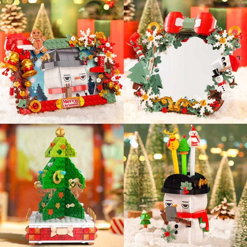 diy christmas bricks lego