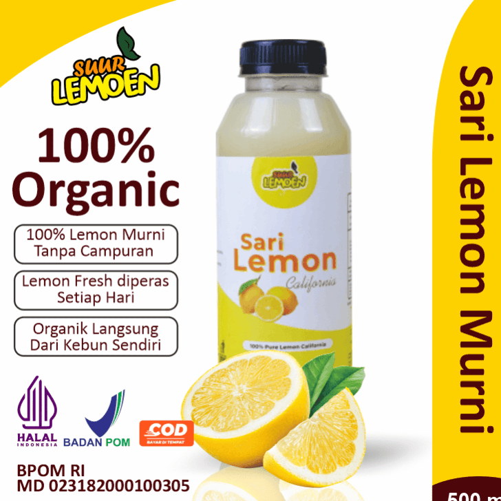 

FFRR6081 XC26619 Sari Lemon / Air Lemon Murni / Minuman Diet 250ml - 500ml | Lemon California By Suur Lemoen ID