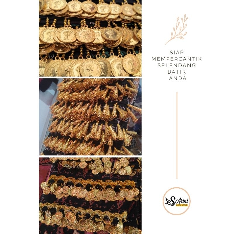 [Ar_Batik] PO / TIDAK READY - Batik Jambi - Set kain + selendang katun halus Ronce 002