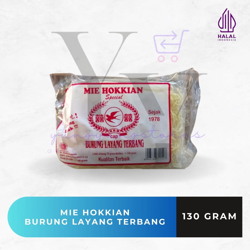 

Mie Hokkian Special Cap Walet Burung Layang Terbang 130 gram