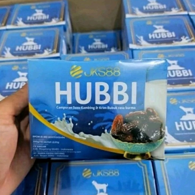

SUSU HUBBI JKS88 ORIGINAL 100% @20g Hubbi Campuran Susu Kambing & Krim Bubuk Rasa Kurma
