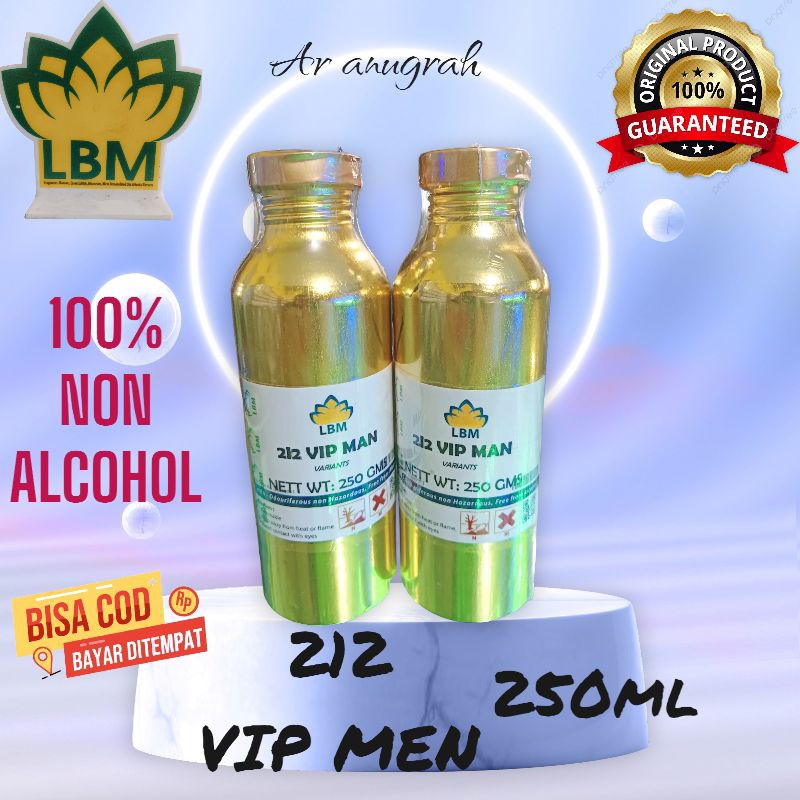 BIBIT PARFUM 212 VIP MEN 250ML SEGEL