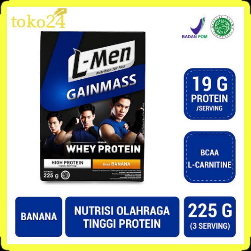 

L-Men Gainmass Banana 225 gr