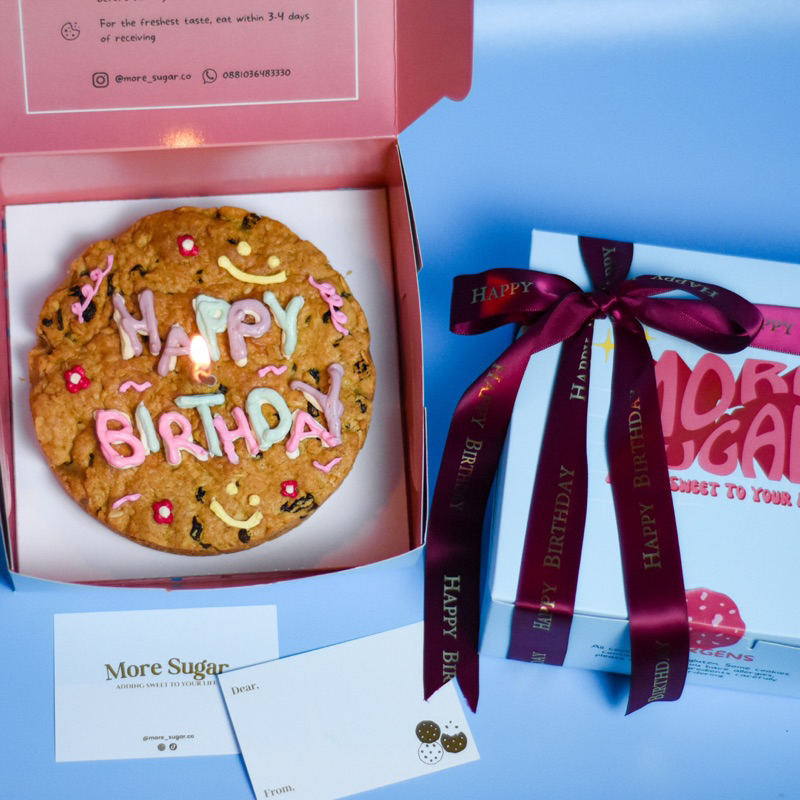 

Custom Cookie Cake | Cookie Tart | @more_sugar.co