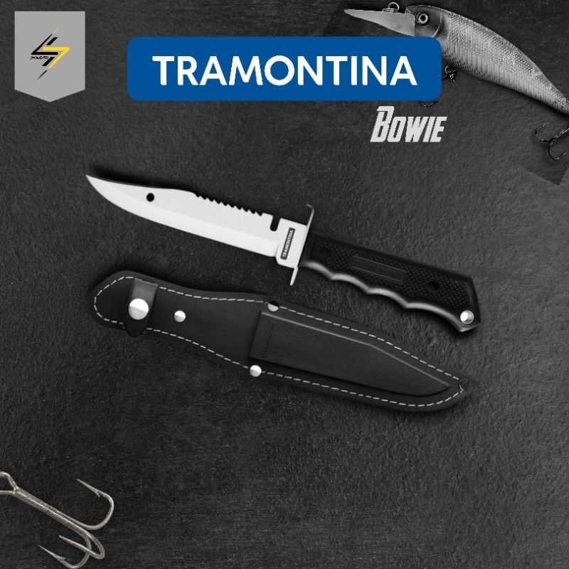BOWIE 5" - TRAMONTINA / Pisau fishing hunting bushcraft survival camping not morakniv victonirox