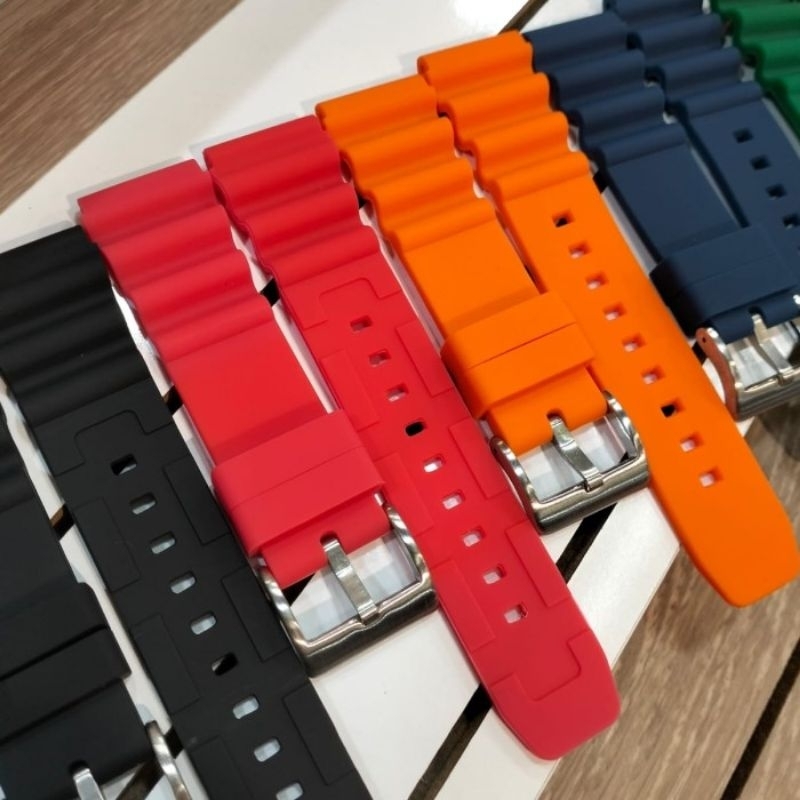 Rubber Strap 20mm 22mm Seiko Diver Strap Nautica AC Strap