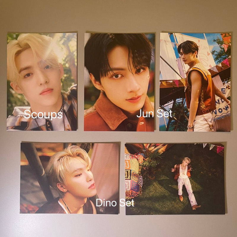 Seventeen Scoups Jun Dino Seventeenth Heaven Kit Postcard