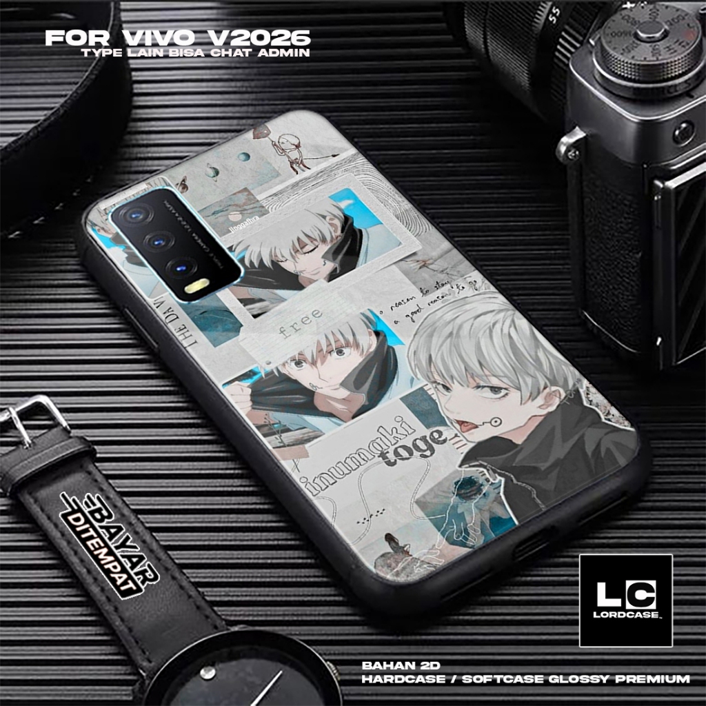 Case VIVO V2026 - Casing Hp Terbaru 2023 Lordcase [ JUJUTSU2] Silikon Hp Mewah - Kesing Hp VIVO V202