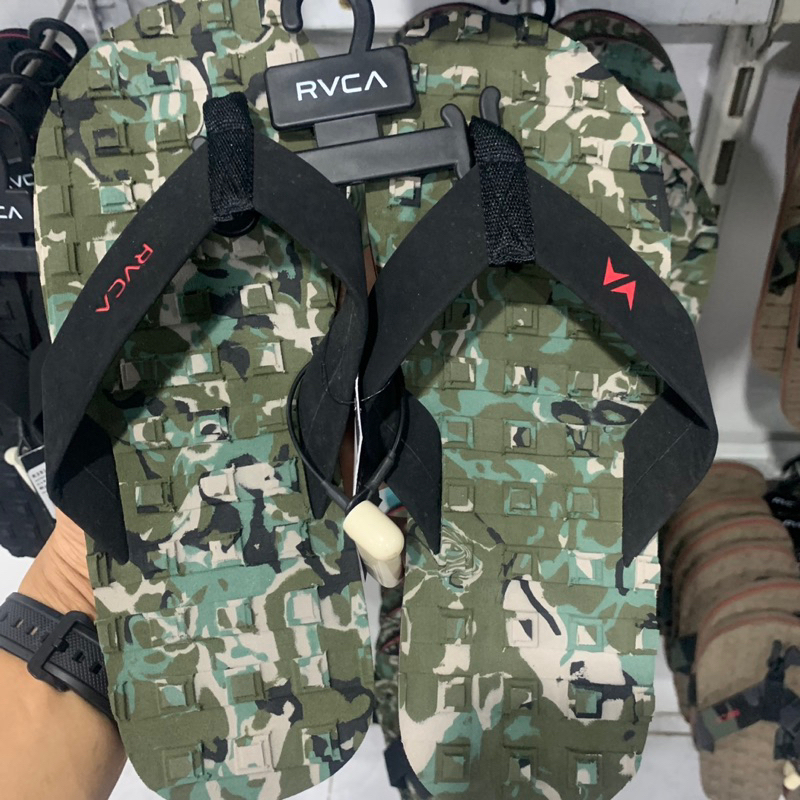 Sandal Pria Rvca Original Astrodeck Sandal Camo New