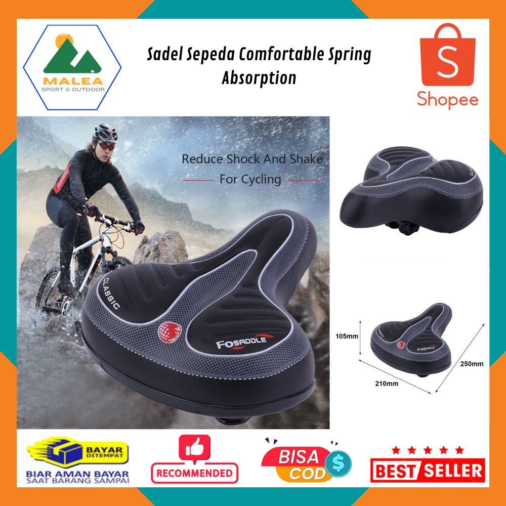 Sadel Sepeda Comfortable Spring Absorption / Bantalan Sadel Sepeda MTB Empuk Super Nyaman Aksesori