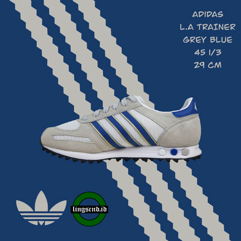 adidas la trainer grey blue