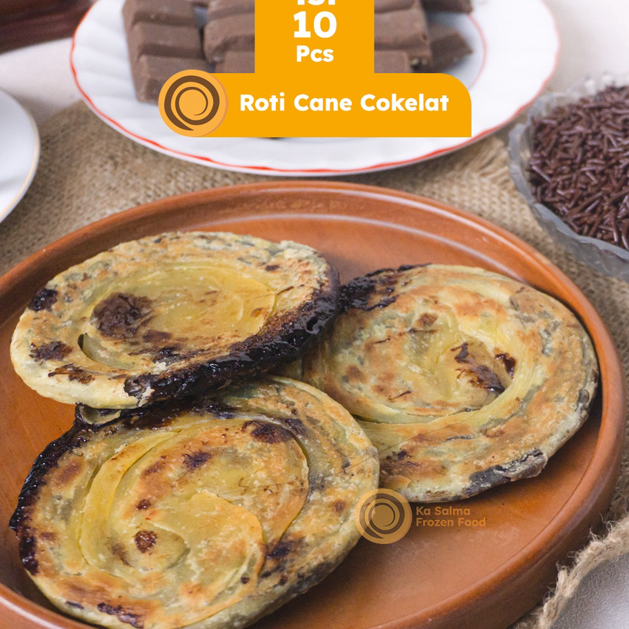 

Paling Popular [ISI 10] Roti Cane Coklat isi 10 Pcs / Roti Canai / Roti Maryam / Roti Konde Coklat ☋➔✰✪