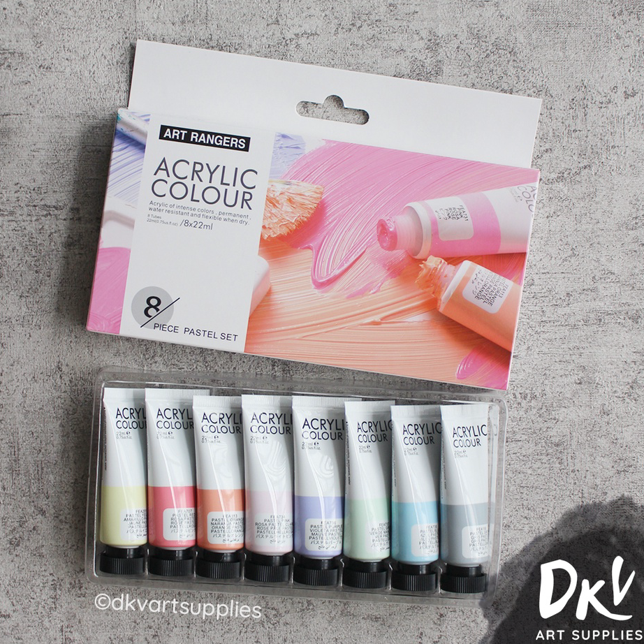 

Murah Banget Art Ranger Rangers Pastel Metallic Acrylic Paint / Cat Akrilik set 8x22ml
