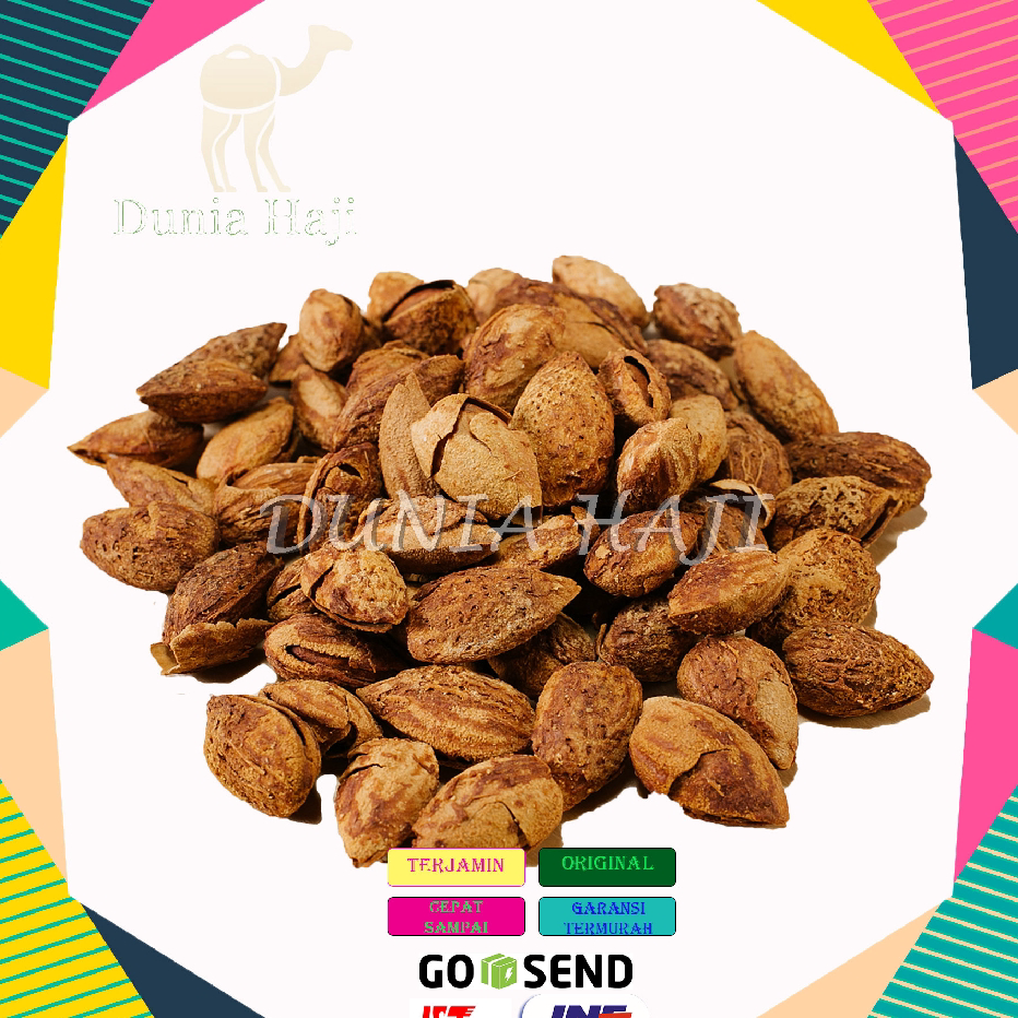 

QXMZ3256 COD ALMOND / Kacang ALMOND Roasted Milk flavour In Shell / Kacang Cangkang Arab Rasa Susu/ Kacang Kulit Almon Panggang