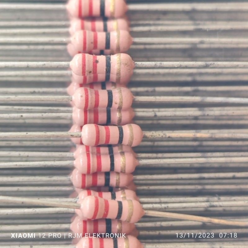 10 pcs resistor 22 ohm japan 1/2 watt