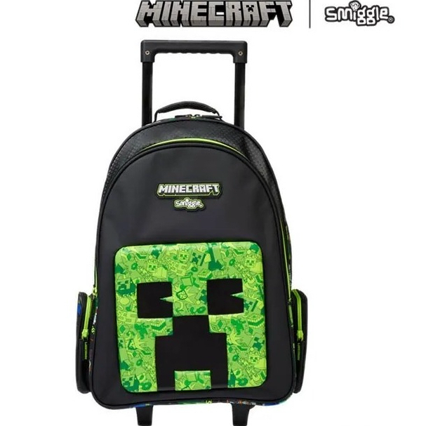 Ready smiggle minecraft / dino budz / avengers trolley backpack Ready Stock
