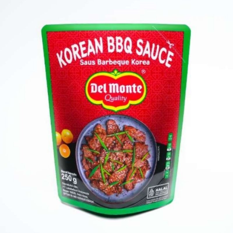 

DELMONTE BBQ KOREAN SAUCE 250GR | BARBEQUE KOREAN SAUS