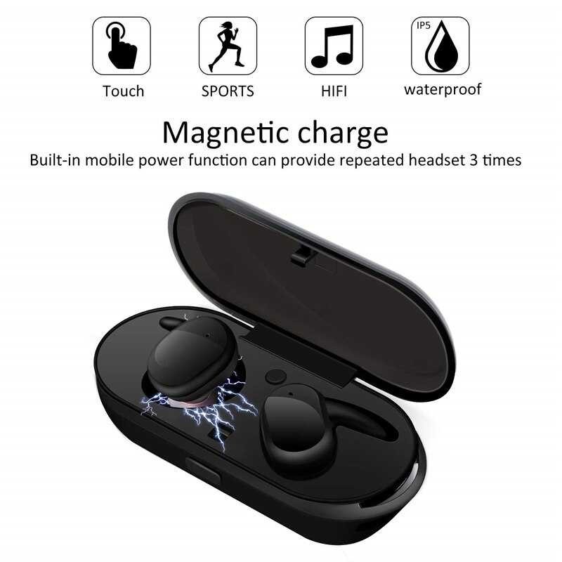 ELECTROSTYLE AKSESORIS HP Headset Touch Waterproof Power Display Rechargeable