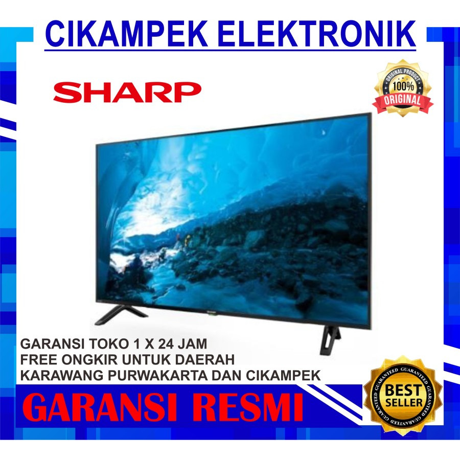 TV LED SHARP 4T-C60CH1X DIGITAL TV 60 INCH 4T C60CH1X 4K UHD