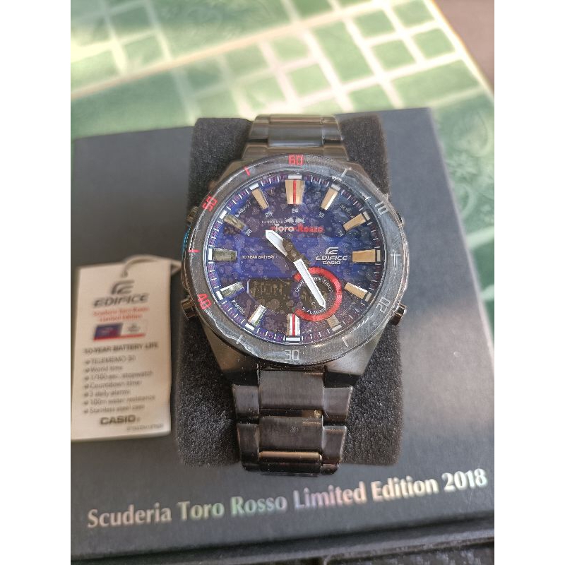 Casio edifice Scuderia Toro Rosso limited edition formula 1