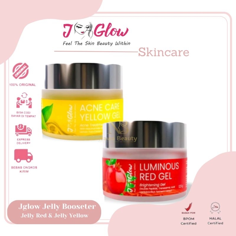 JGLOW SKINCARE JELLY YELLOW RED JELLY/JELLY BOOSTER BPOM